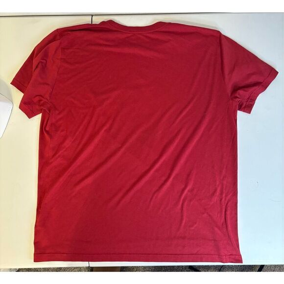 Iowa State Cyclones Shirt Mens Medium Nike Dri Fit Short Sleeve Red Athletic Cut - Picture 4 of 5